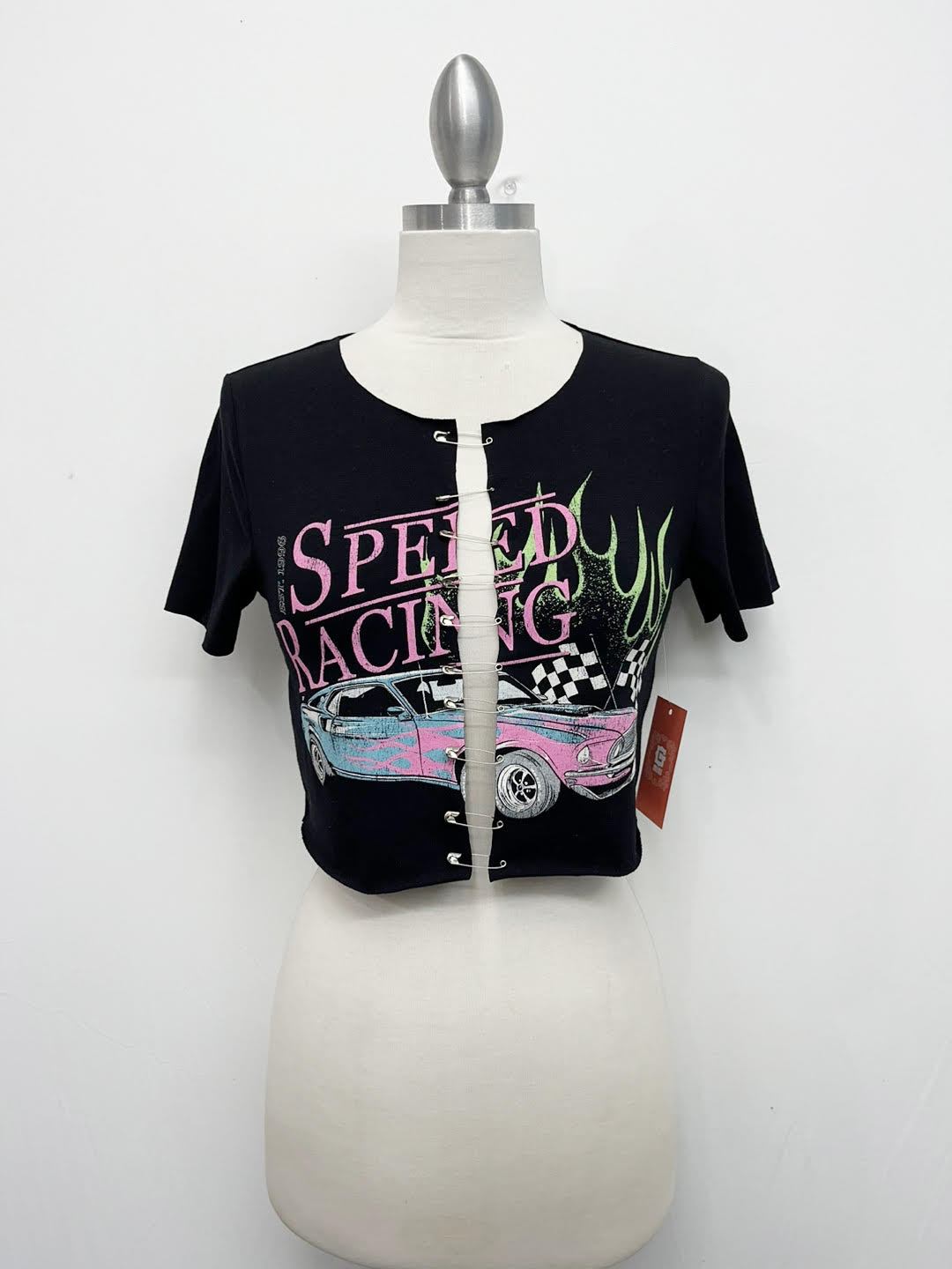 G Mini Speed Racers Pin Front Tee
