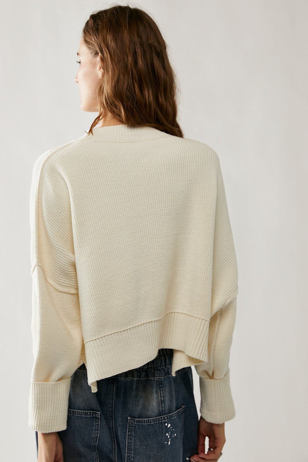 Free People Easy Street Crop Pullover