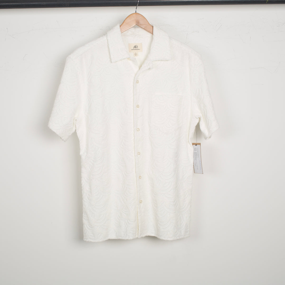 Surfside Mariner Short Sleeve Anchor Jacquard Terry Shirt