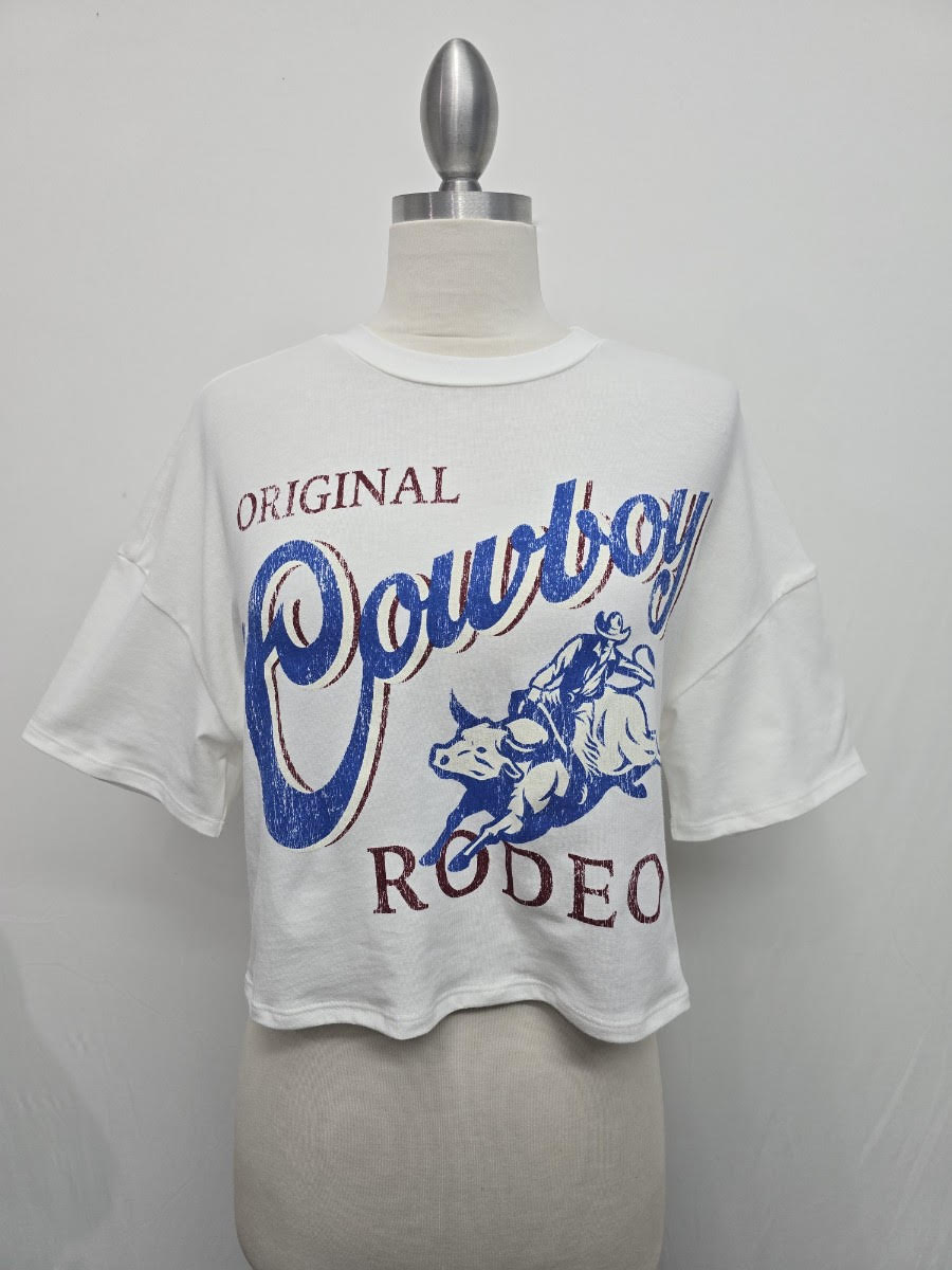G Mini Original Cowboy Rodeo Print Tee