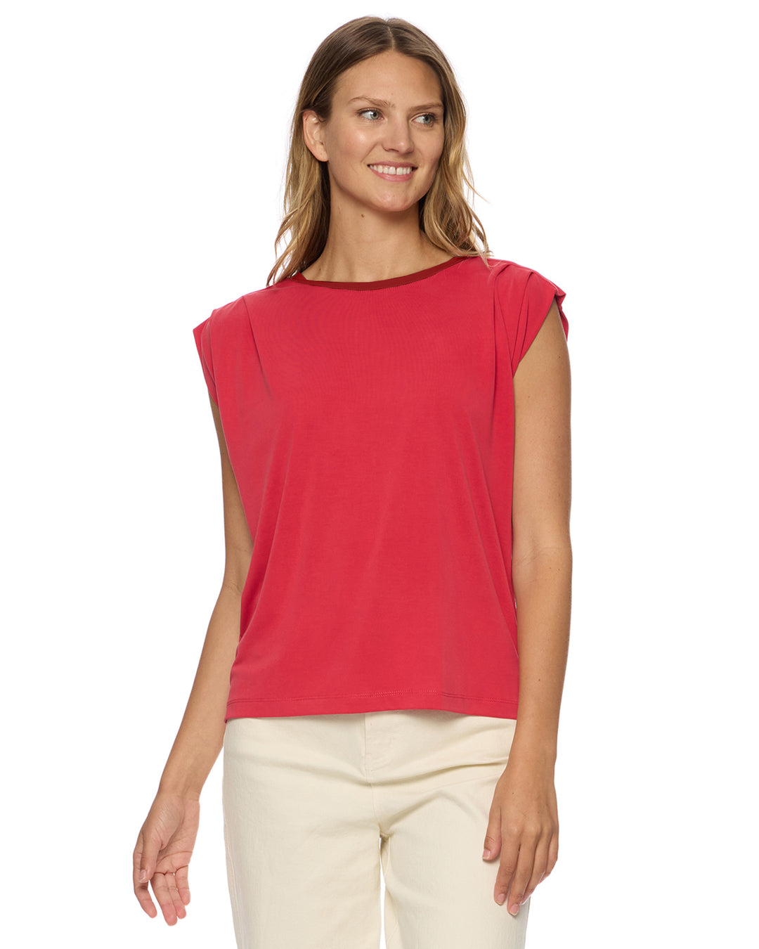 Flag & Anthem Fresno Pleated Sleeveless Tee