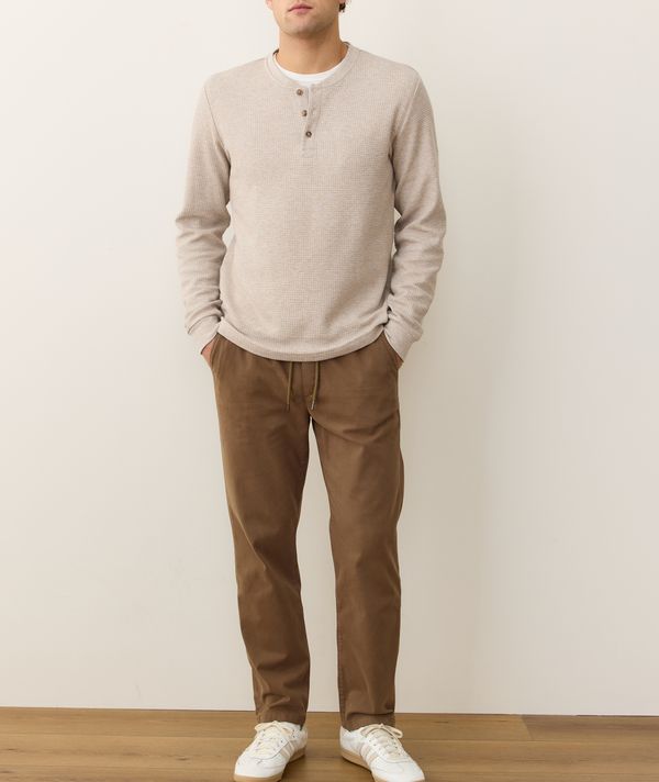 Marine Layer Waffle Henley