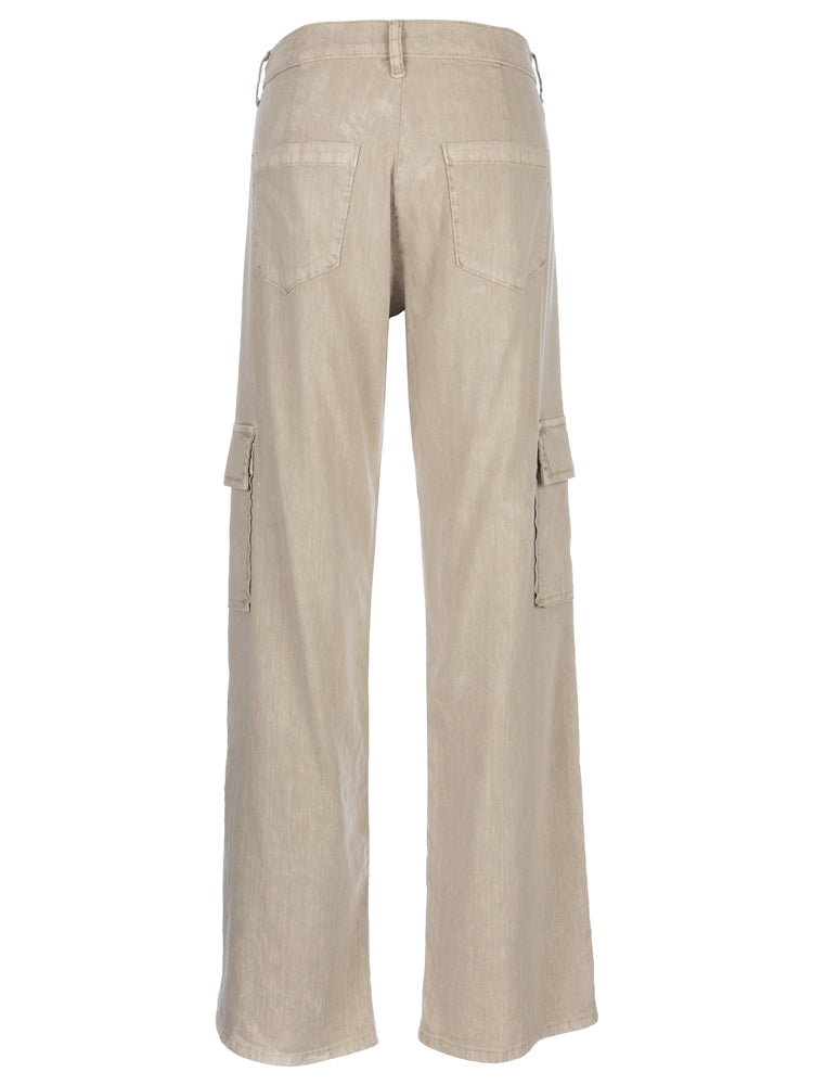 Kut Akia Wide Leg Pants With Cargo Pockets