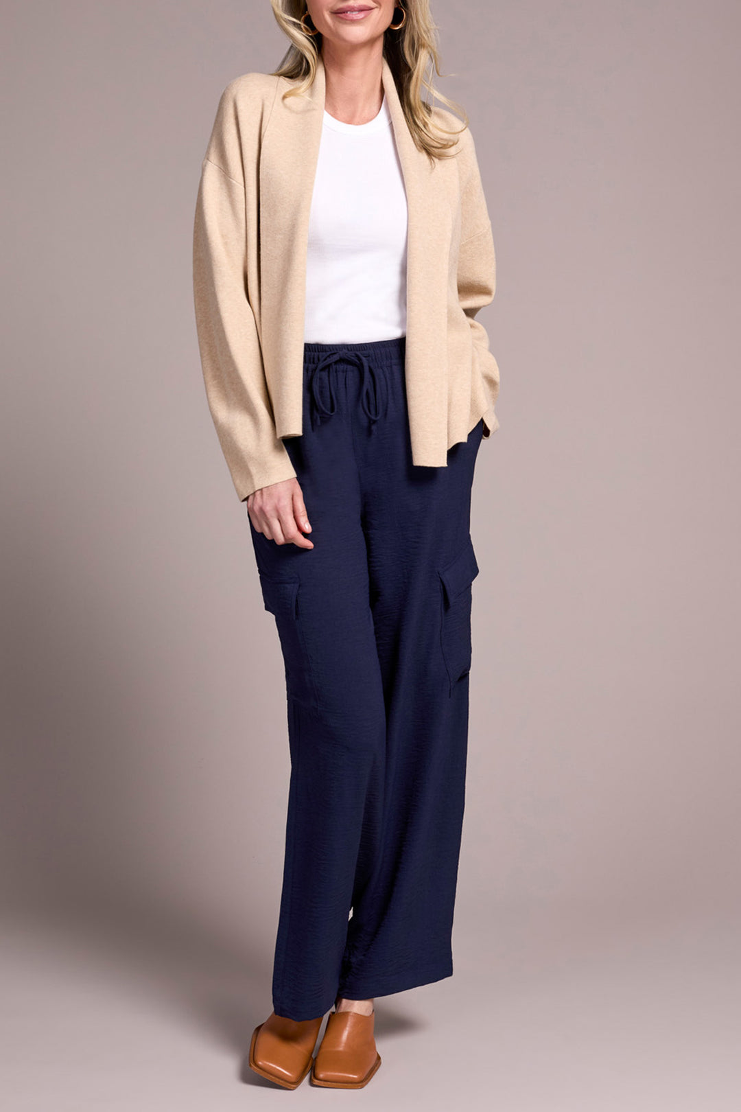 Tribal Long Sleeve Short Coatigan