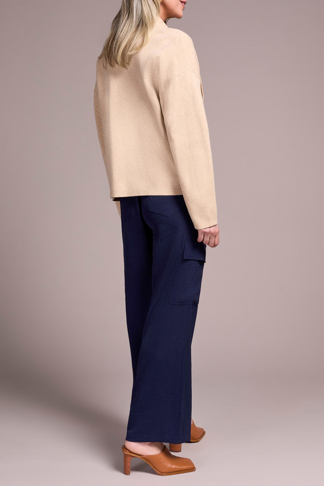 Tribal Long Sleeve Short Coatigan