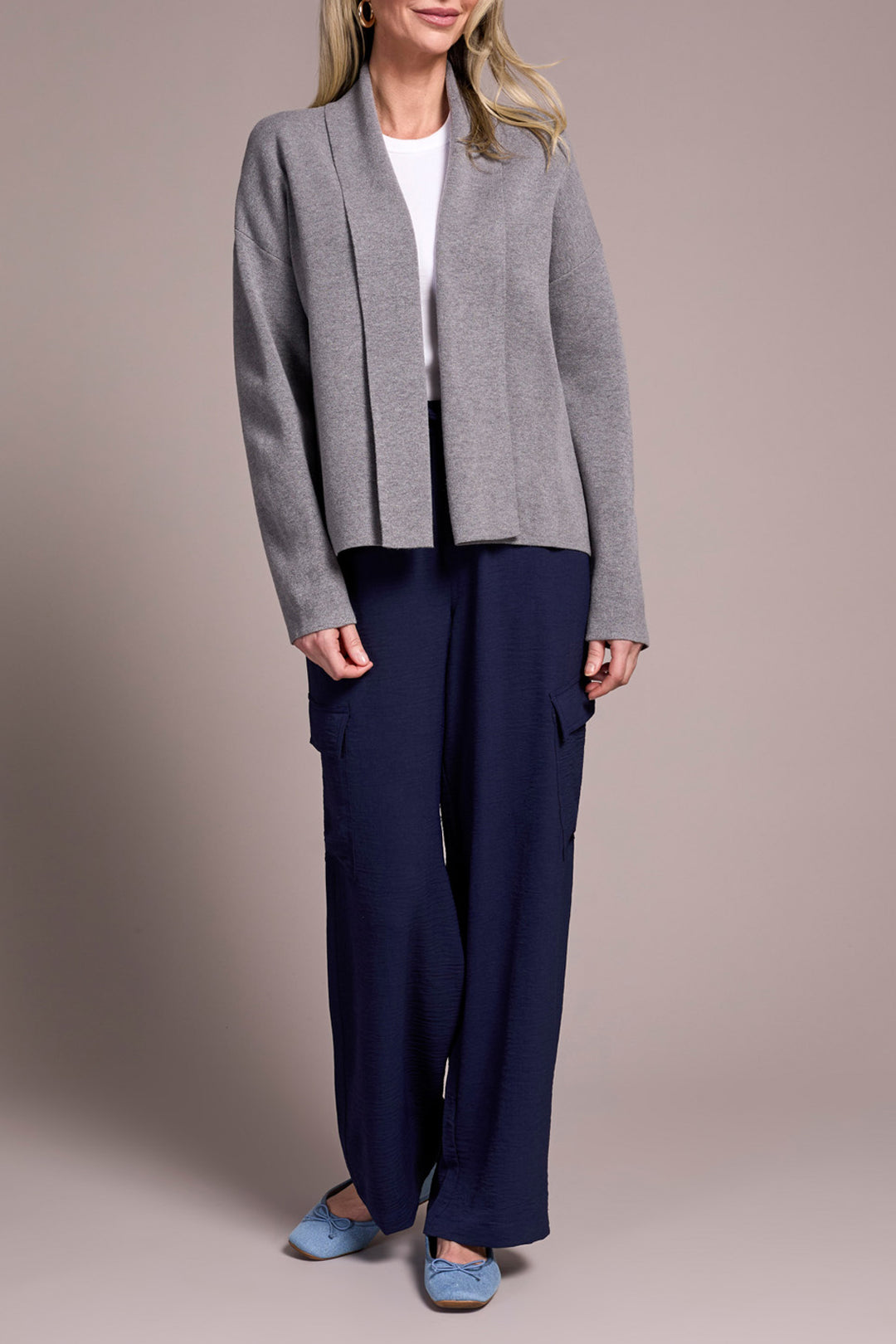 Tribal Long Sleeve Short Coatigan