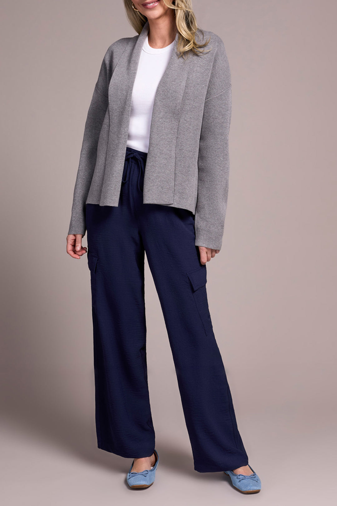 Tribal Long Sleeve Short Coatigan