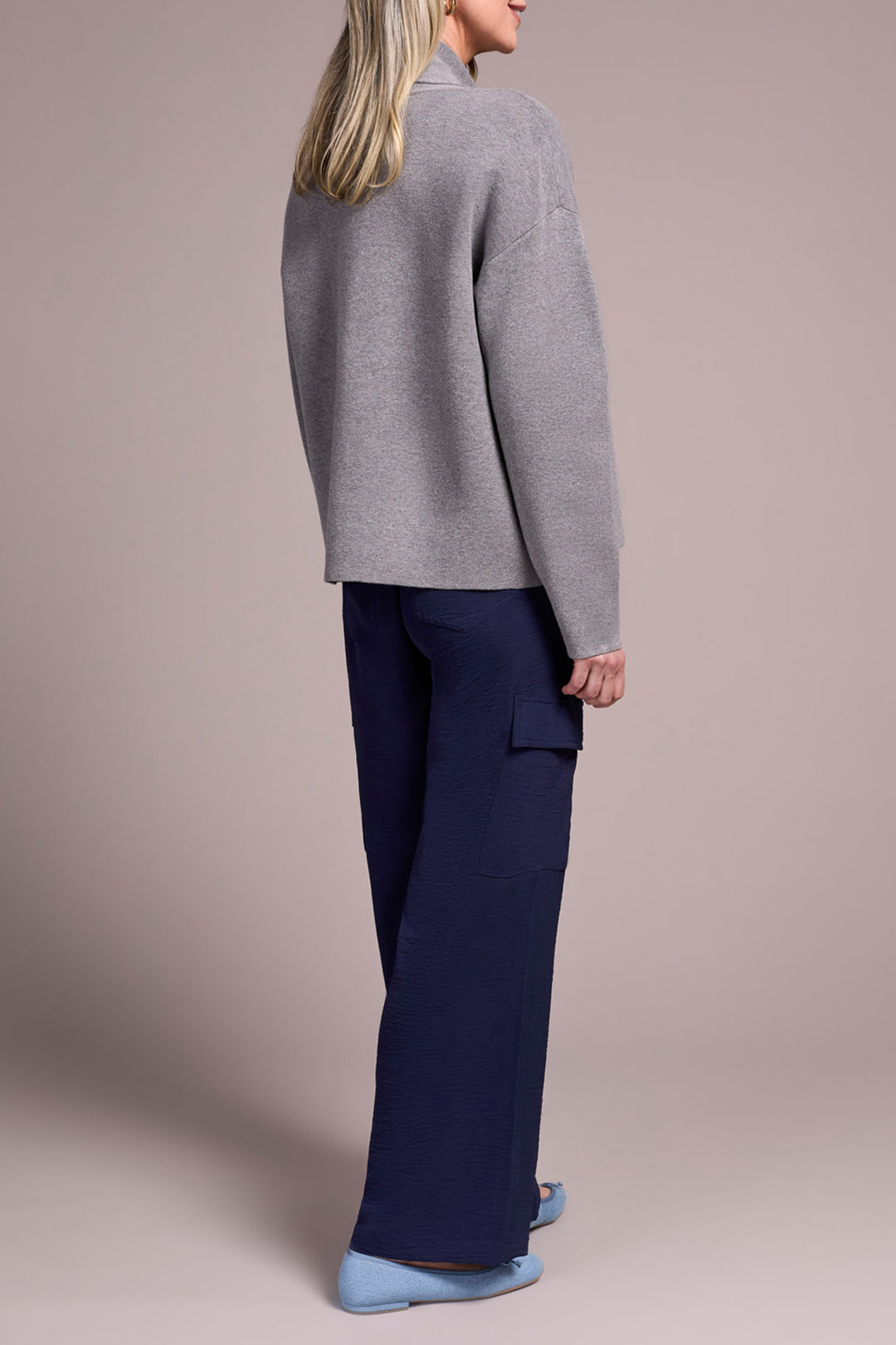 Tribal Long Sleeve Short Coatigan