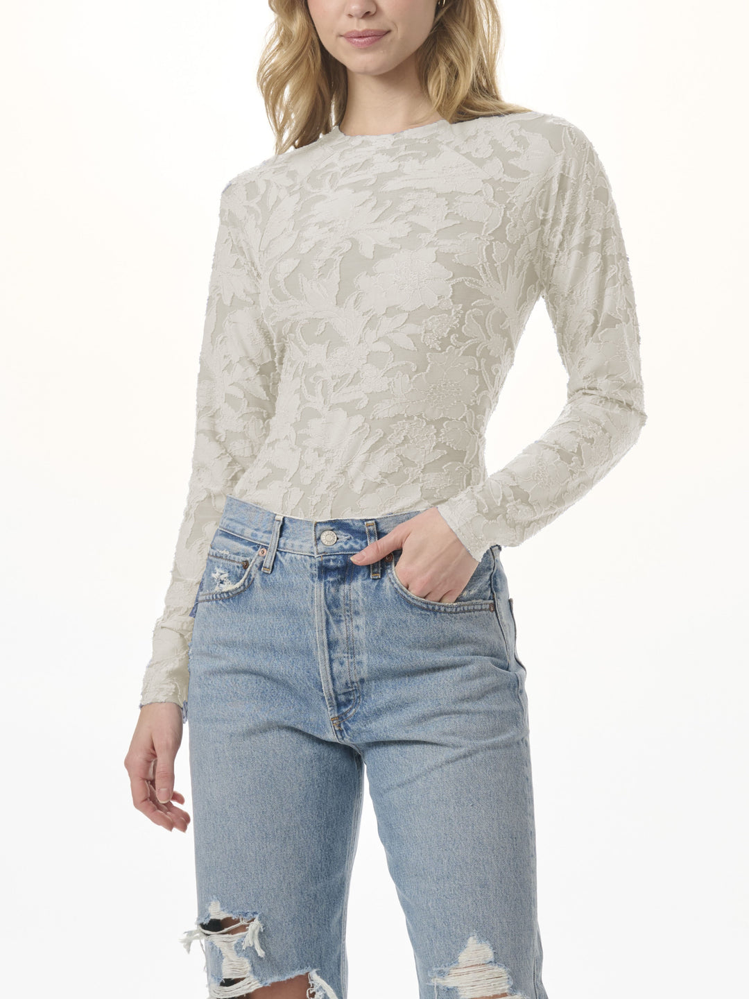 Splendid Cecelia Floral Long Sleeve Tee
