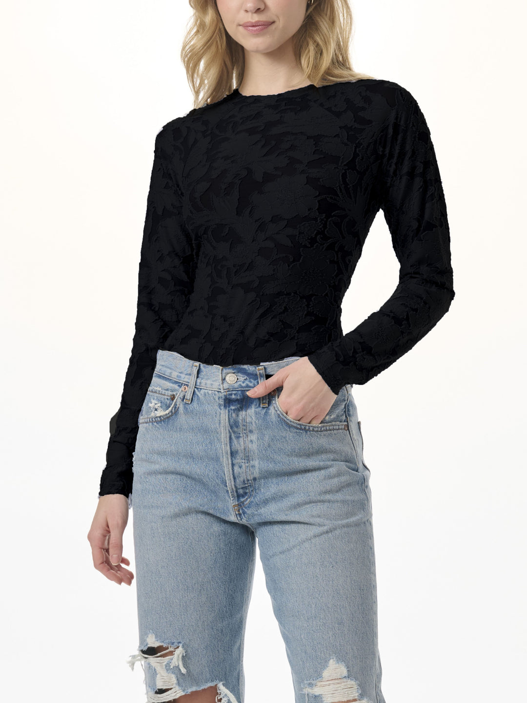 Splendid Cecelia Floral Long Sleeve Tee