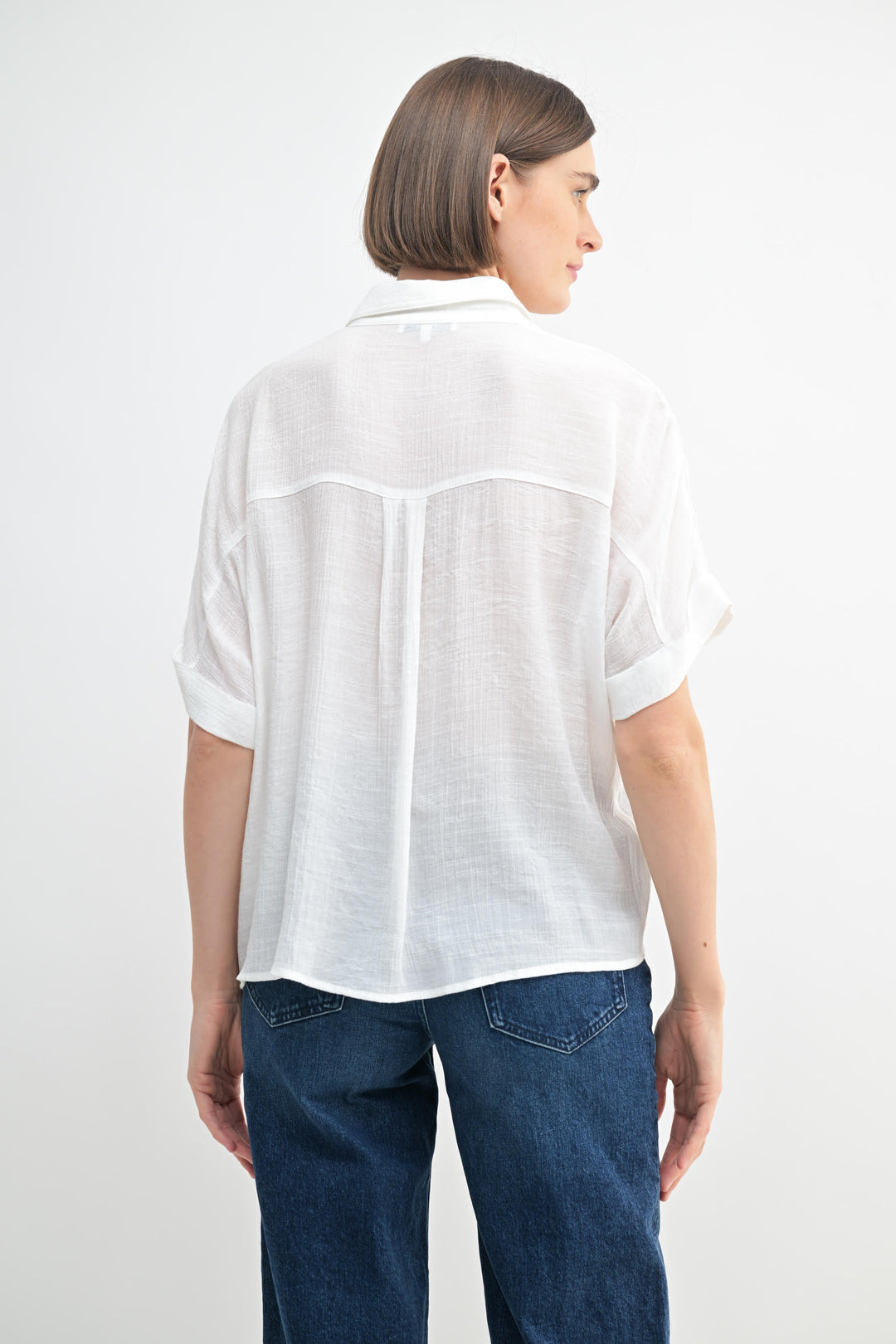 Fun2Fun Short Sleeve Collar Shirt