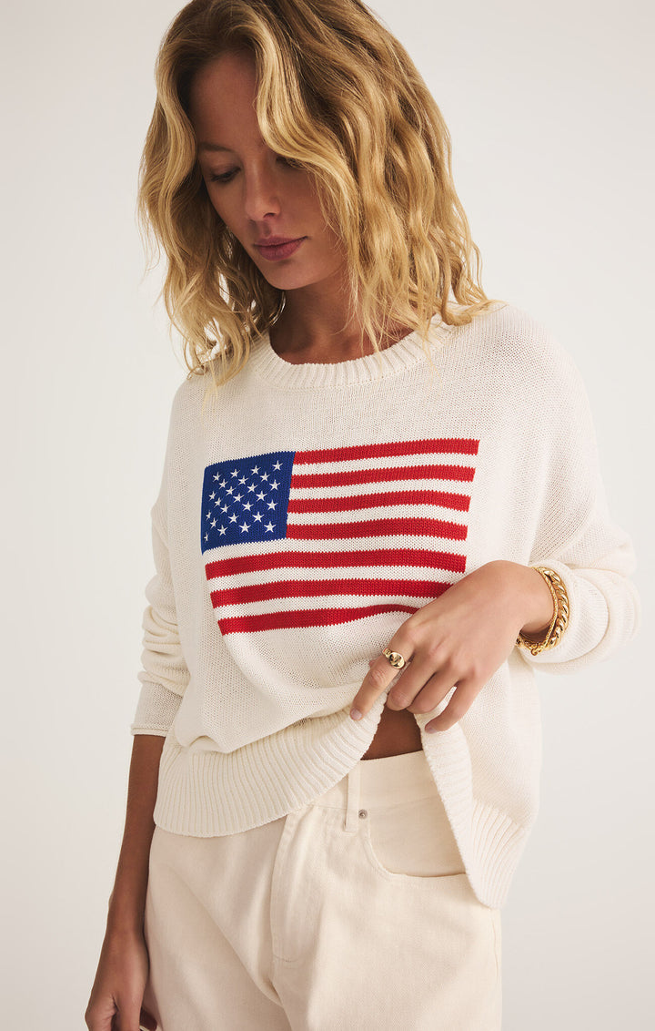 Z Supply Sienna Patriot Sweater