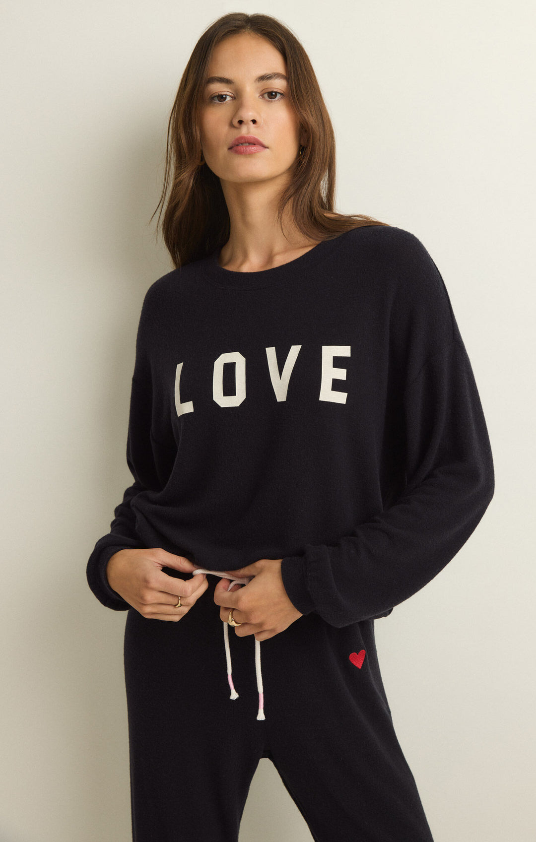 Z Supply Team Love LS Top