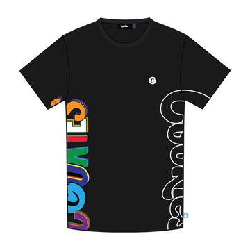 Cookies On The Block SS Cotton Jersey Knit with Em Applique Artwork At Sideseam