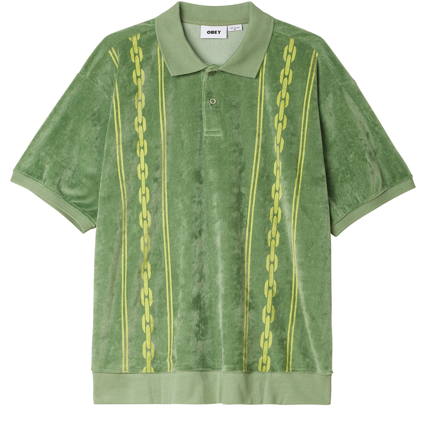 Obey Pensa Velour Polo Ss – Dales Clothing for Men and Women