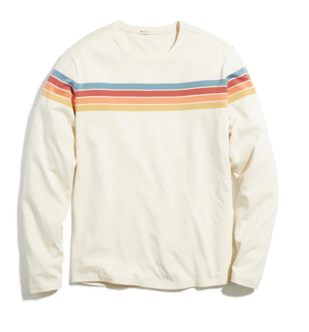 Marine Layer Engineered Stripe Tee