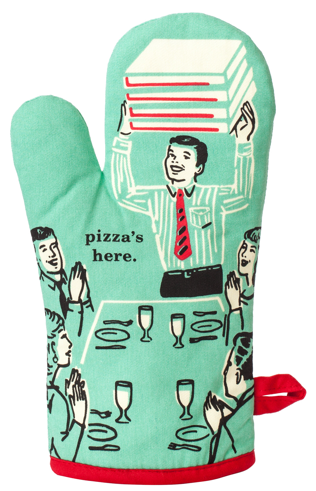 Gant de four Blue Q Pizza's Here