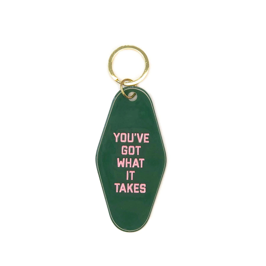 Golden Gems You've Got What it Takes Motel Keytag