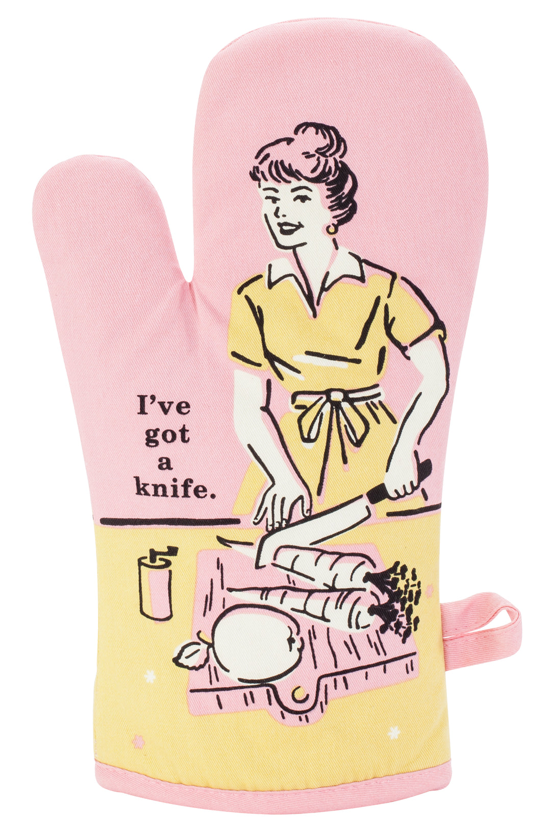 Blue Q I've Got A Knife Oven Mitt