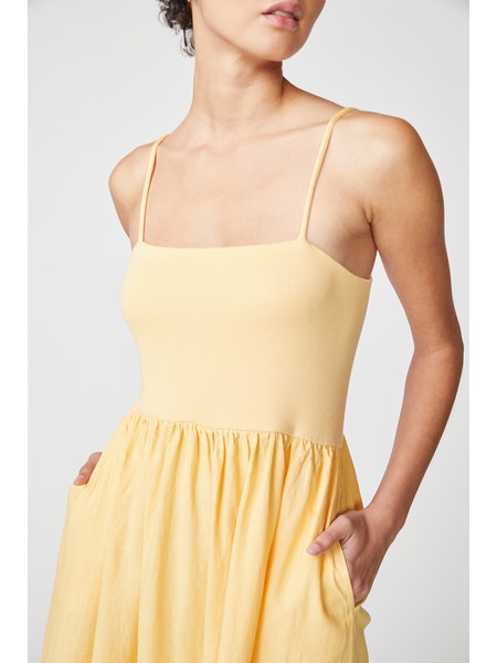 Stateside Linen Blend Dress