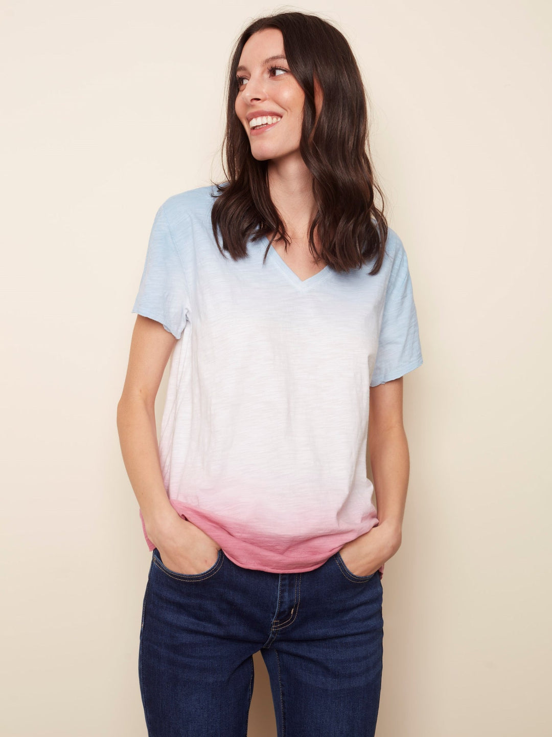 Charlie B Ombre Cotton Slub