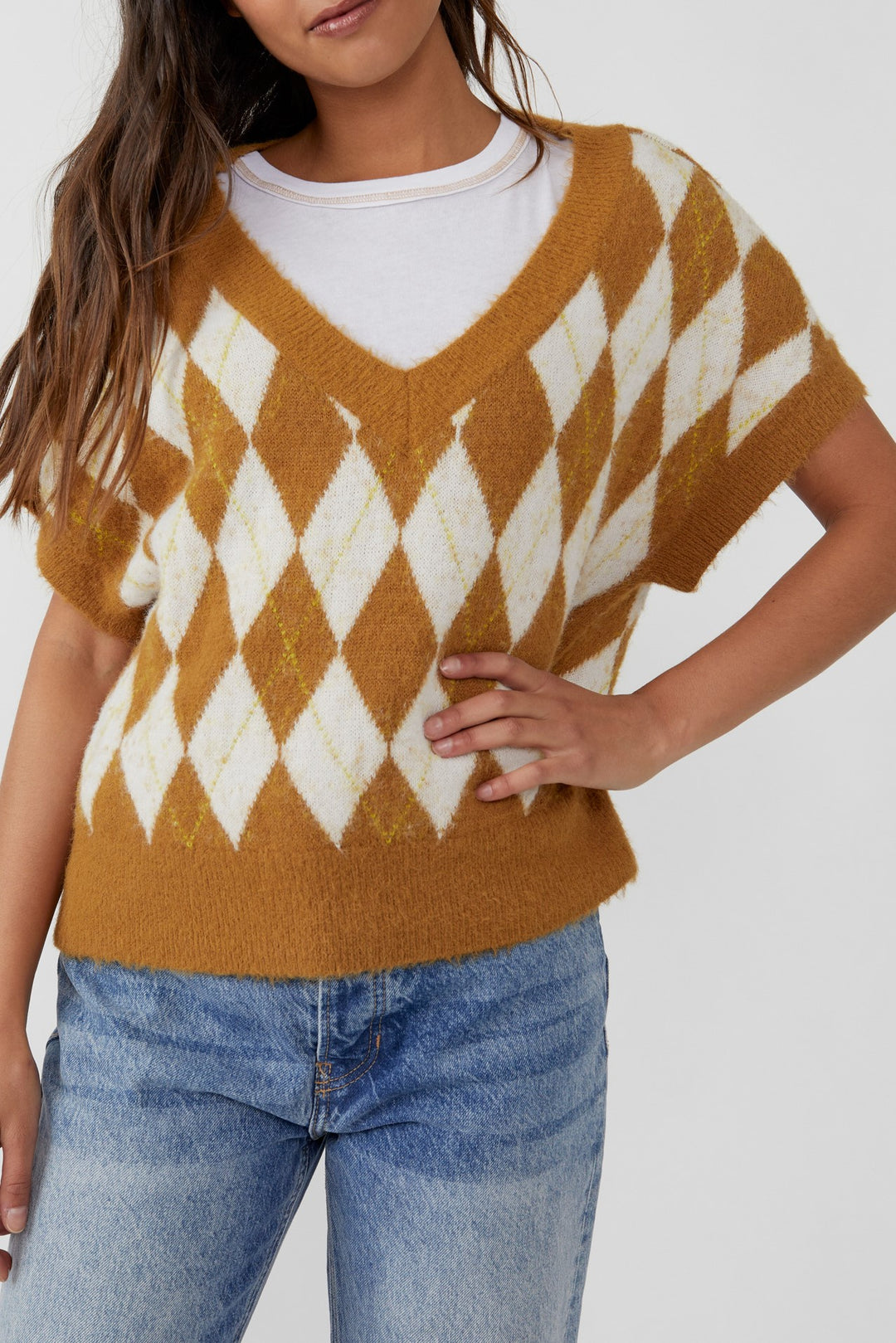 Gilet Free People Through The Motions - Combo Oeil de Tigre (7780) - S