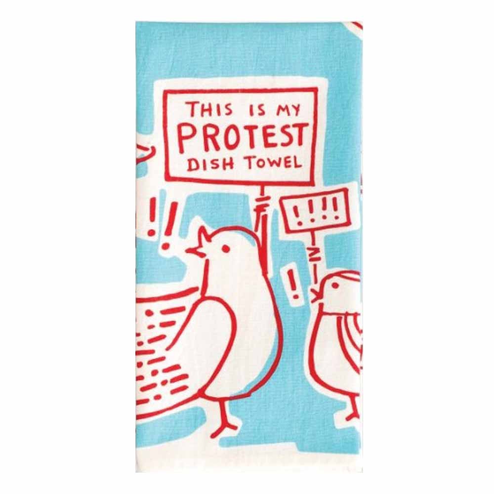 Blue Q This Is My Protest Dish Towel