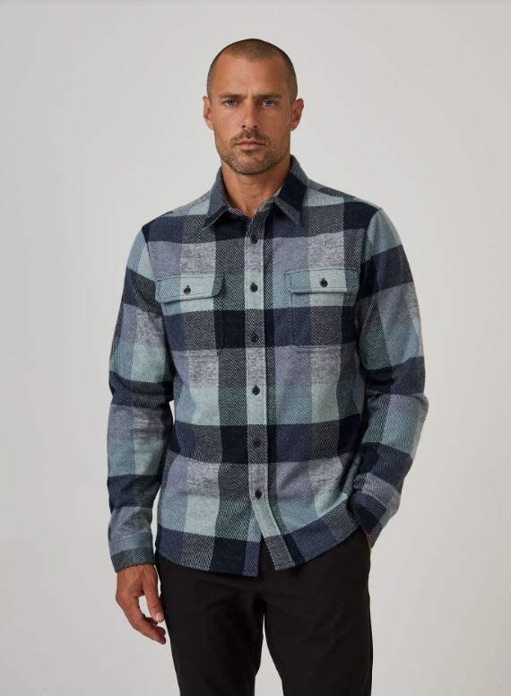 7 diamonds on sale plaid shirt