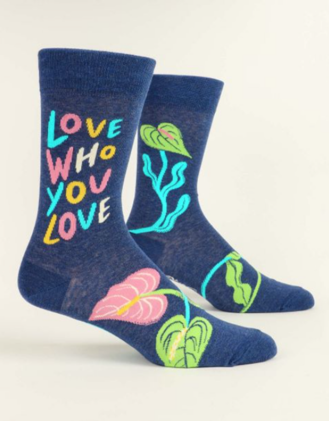 Blue Q Love Who You Love Mens Crew Sock