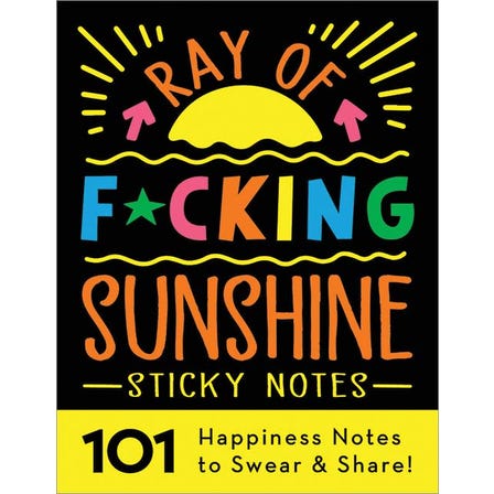 Sourcebooks Ray Of Fucking Sunshine Haftnotizen