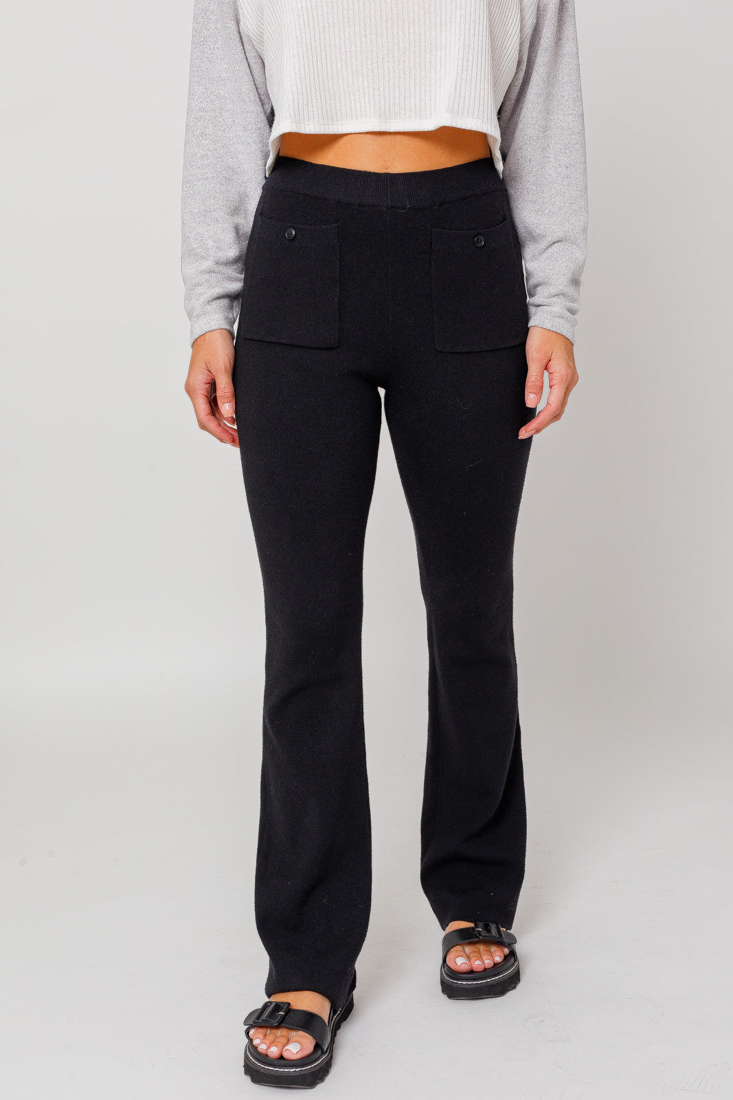Le Lis ausgestellte Hose mit elastischem Bund