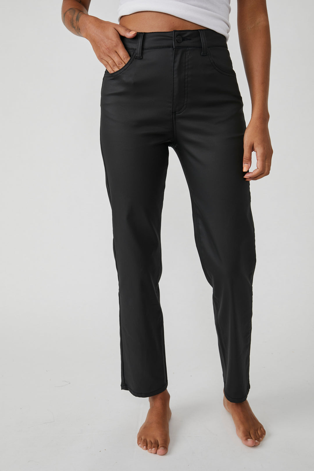 Free People Pacifica Coated Straight