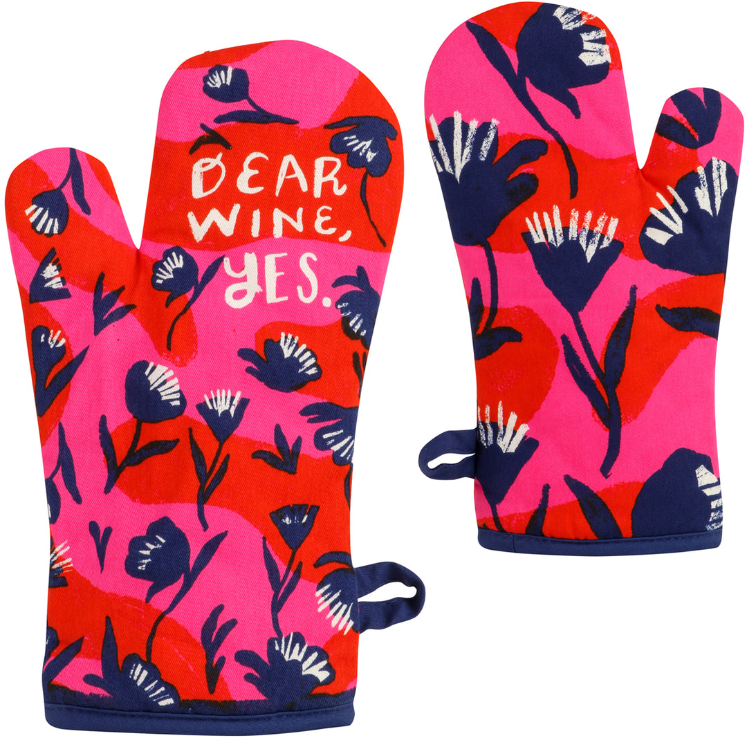 Blue Q Dear Wine Oven Mitt