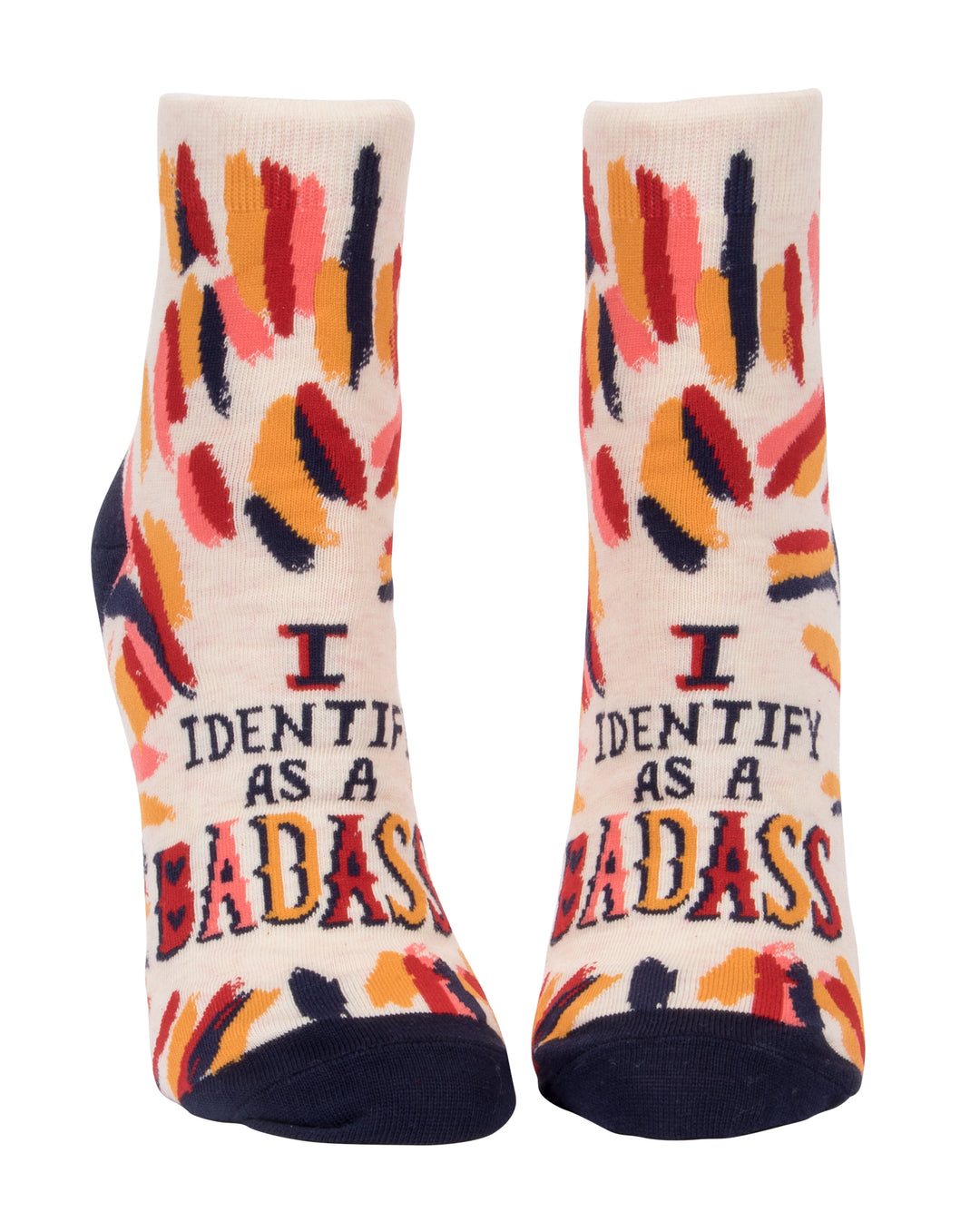 Blue QI identifier comme chaussettes de cheville pour femmes Bad Ass