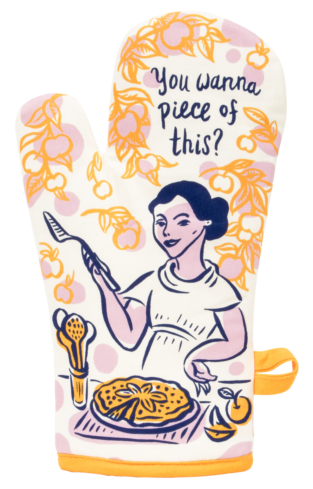 Blue Q You Wanna Piece Oven Mitt