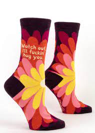 Chaussettes Blue Q I'll Fuckin' Hug You Crew