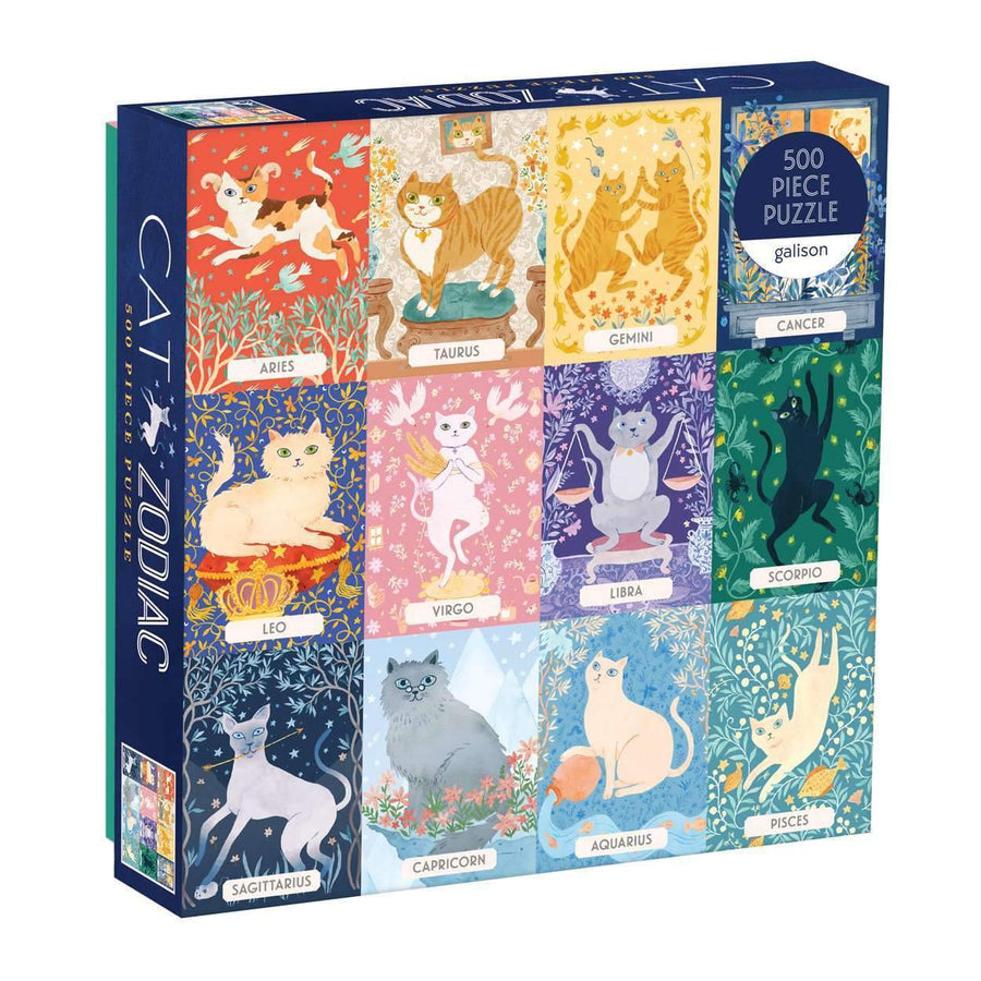 Galison Cat Zodiac 500-teiliges Puzzle