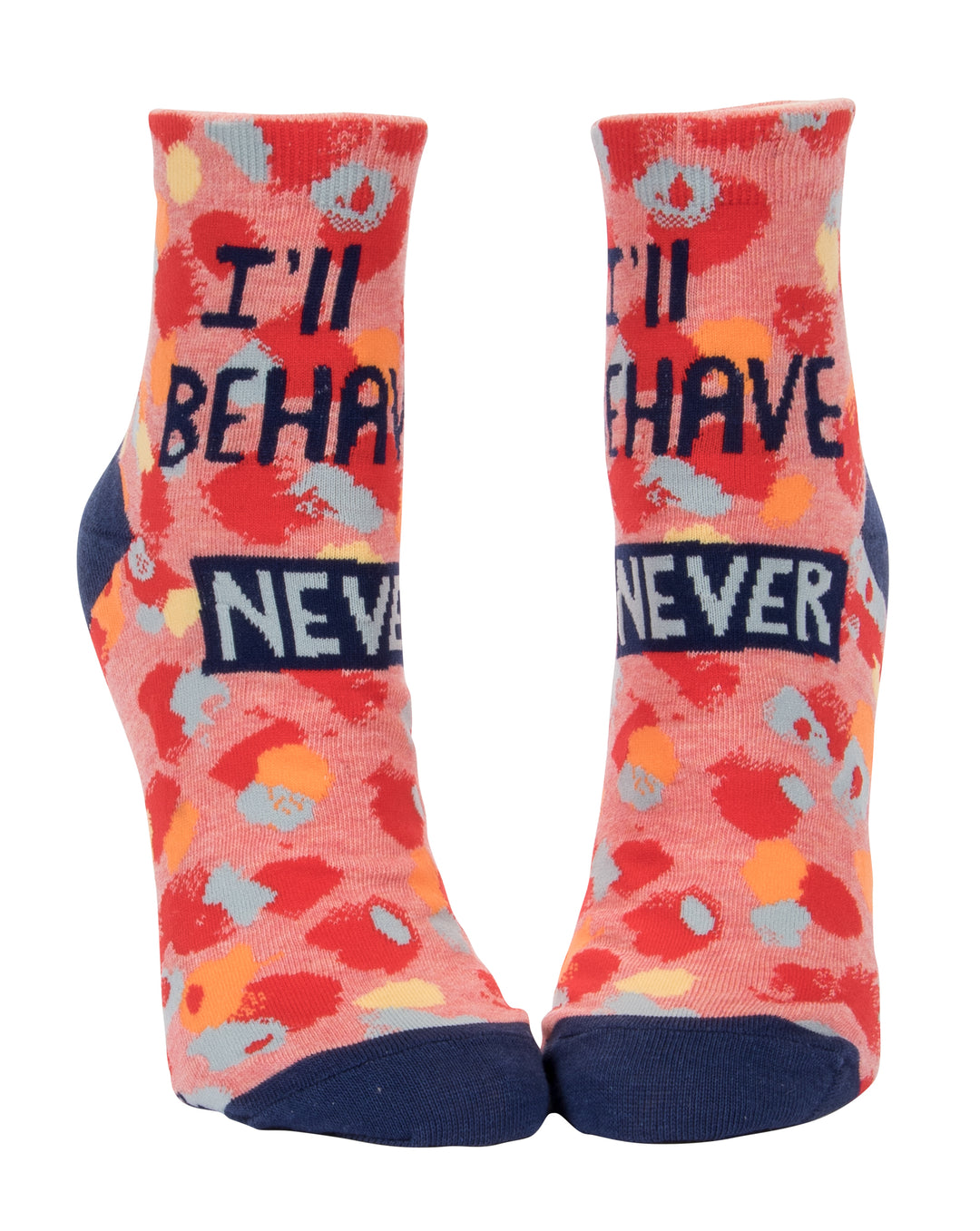 Blue Q I'll Behave Never Women's Ankle Sock