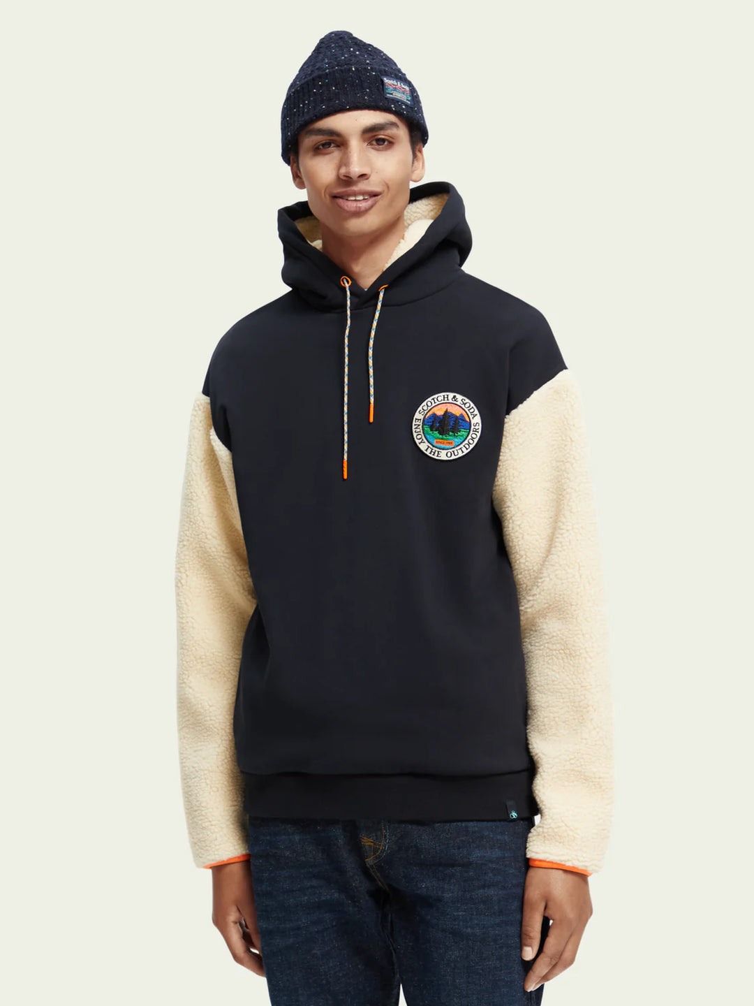 Scotch & Soda Teddy Felpa Artwork Hoodie