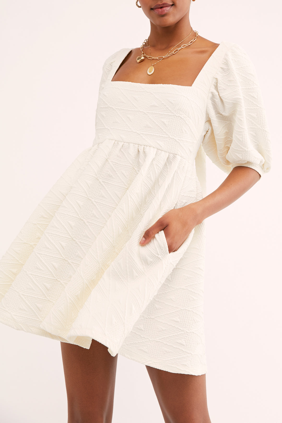 Free People - Robe courte violette