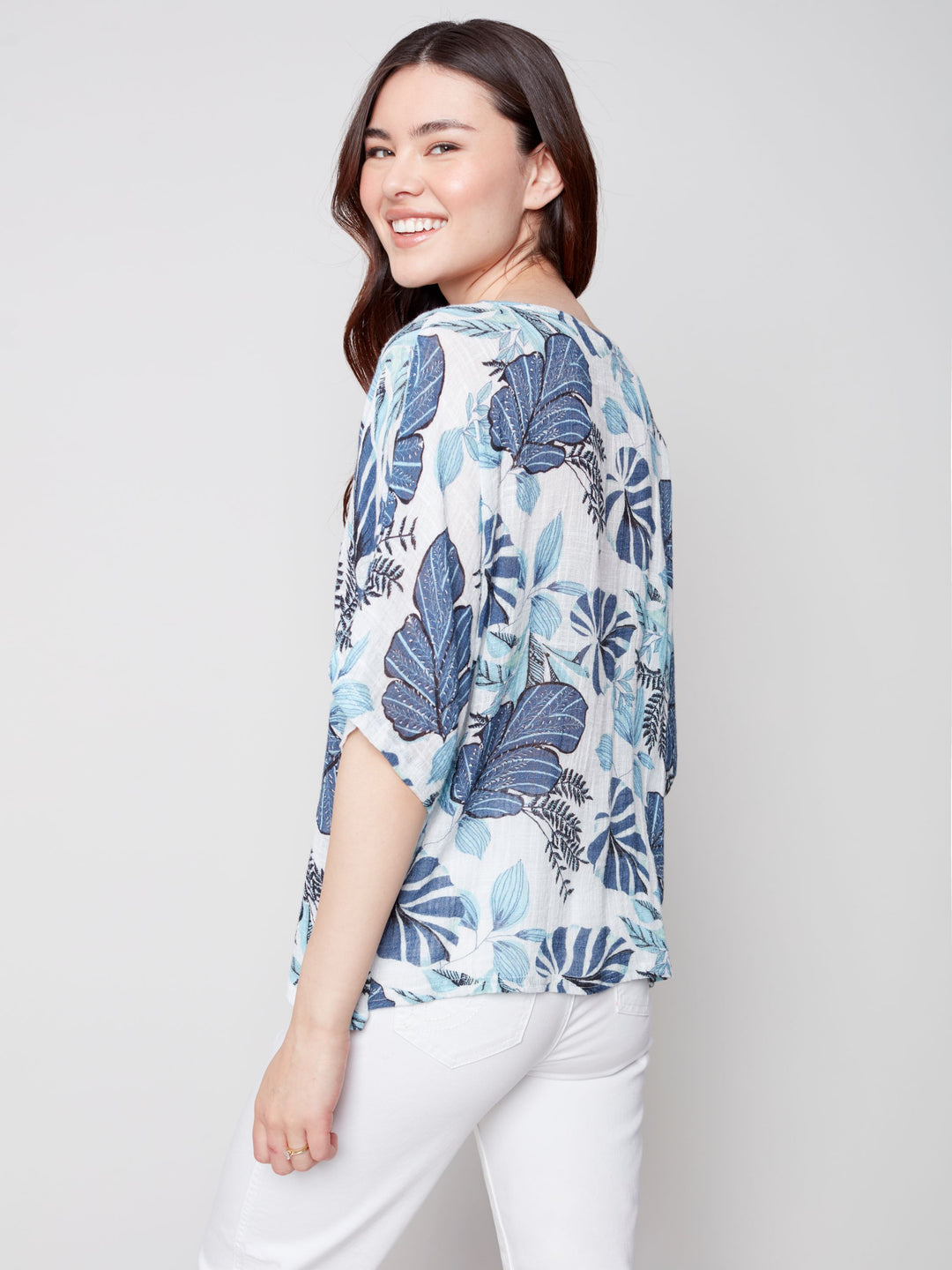 Charlie B Dolman Cotton Blouse