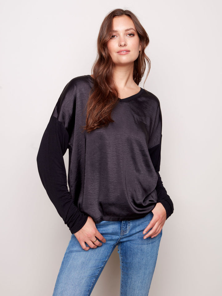 Charlie B Jersey Knit Top