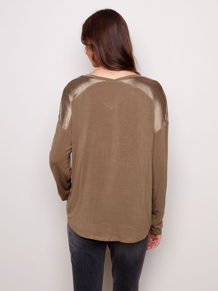 Charlie B Jersey Knit Top