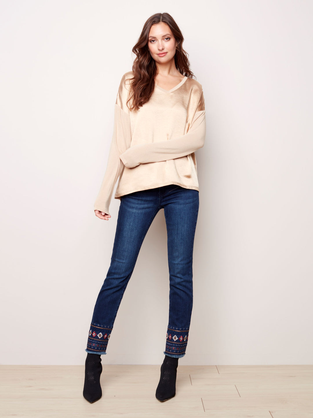 Charlie B Jersey Knit Top