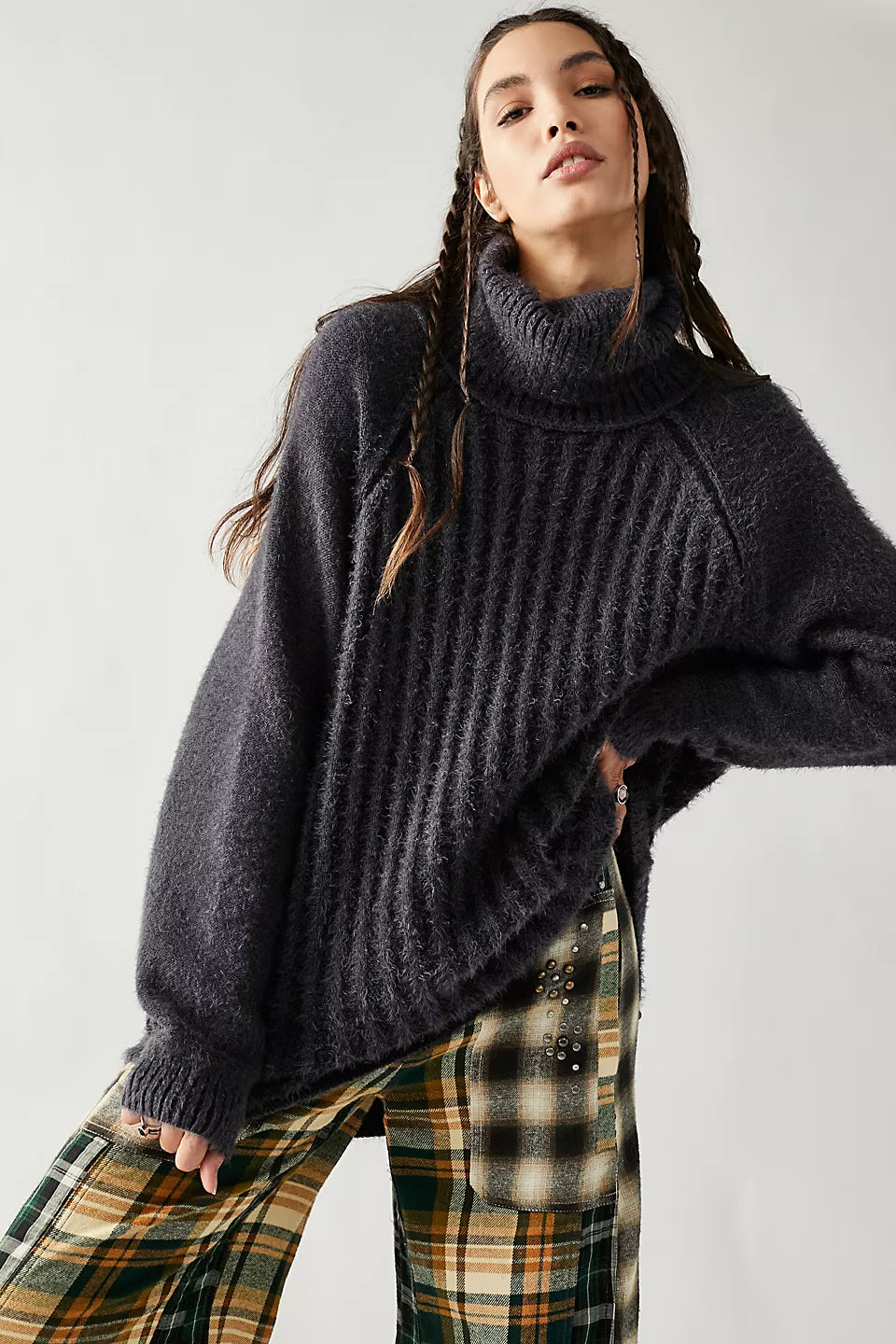 Free People Big City Rollkragenpullover