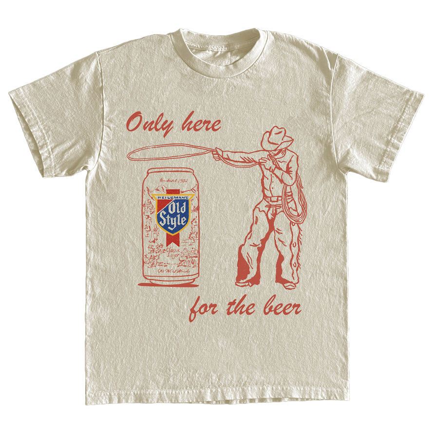 WDT x Dale's Oktoberfest Old Style Can Cowboy Shirt