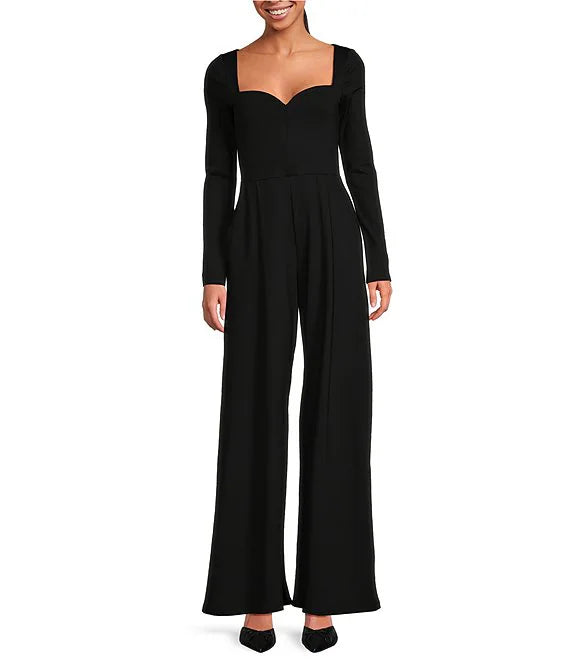 Susana Monaco Sweetheart Long Sleeve Jumpsuit