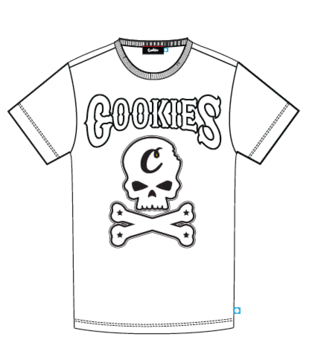 Cookies Crusaders Cotton Jersey SS Knit with Logo Applique