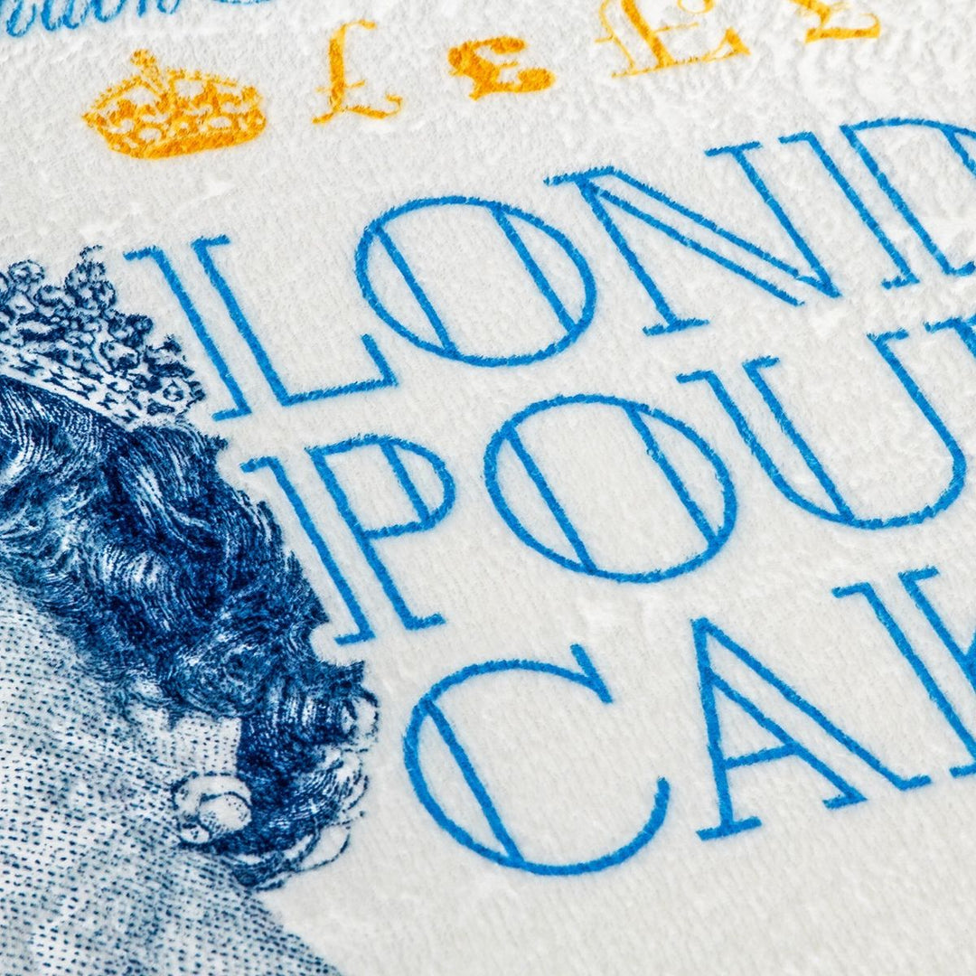 Cookies London Pound Rectangle Floor Rug