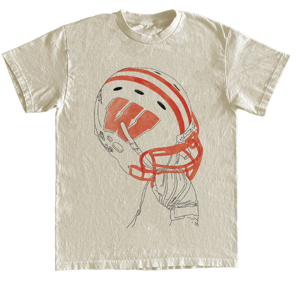 Wisconsin Design Team Vintage Helmet Tee